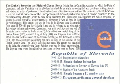 ZAČETEK SLOVENSKEGA PARLAMENTARIZMA V EU - E 